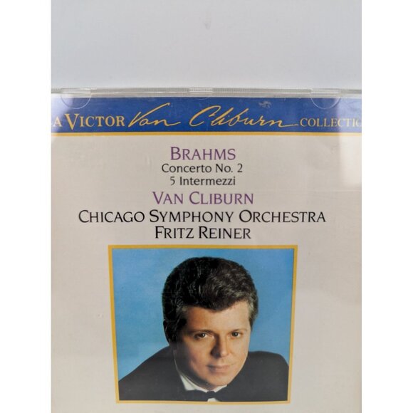 Brahms Concerto No. 2 5 Intermezzi Van Cliburn Fritz Reiner Conductor CD - Picture 2 of 6